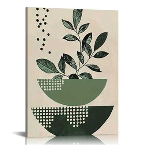 Chilfamy Sage Green Wall Posters Prints Green Boho Wall Art