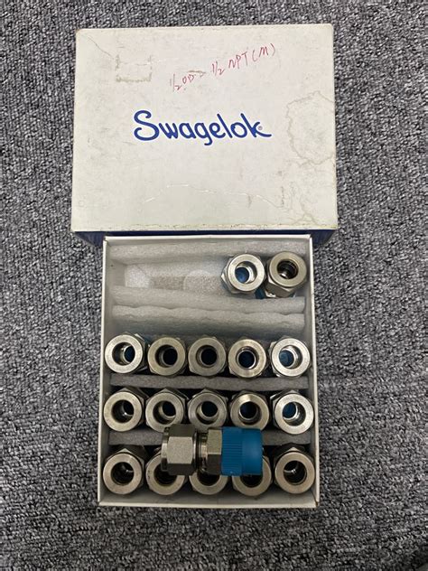 Swagelok Tube Fitting Male Connector 12 Mm Tube Od X 12 In Male Npt Ss 12m0 1 8 Everything