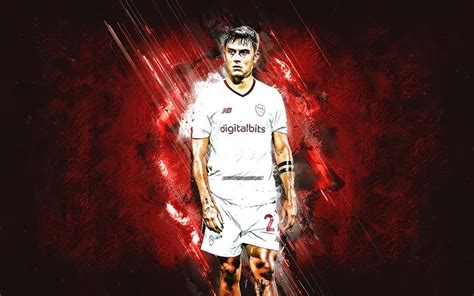 Télécharger paulo dybala as roma footballeur argentin fond de pierre