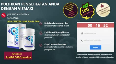 Vismax Kapsul Ulasan Bahan Harga Efek Samping Asli Manfaat