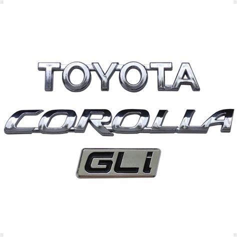 Emblemas Corolla Gli E Toyota 2009 2010 2011 2012 2013 2014 2015 2016