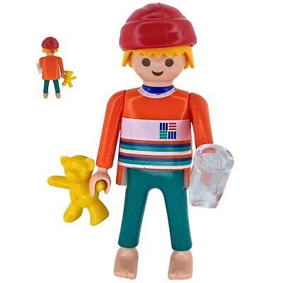 Figurine Playmobil garçon en pyjama avec peluche eBay