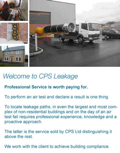 Air Testing Suffolk Air Tightness Testing By CPS Leakage