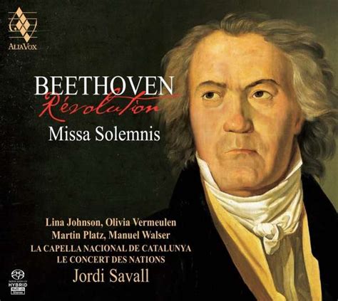 Ludwig Van Beethoven Missa Solemnis Op 123 Super Audio CD Jpc