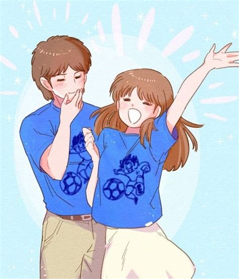 Fanart Captain Tsubasa Misugi Jun And Yayoi Aoba Captain