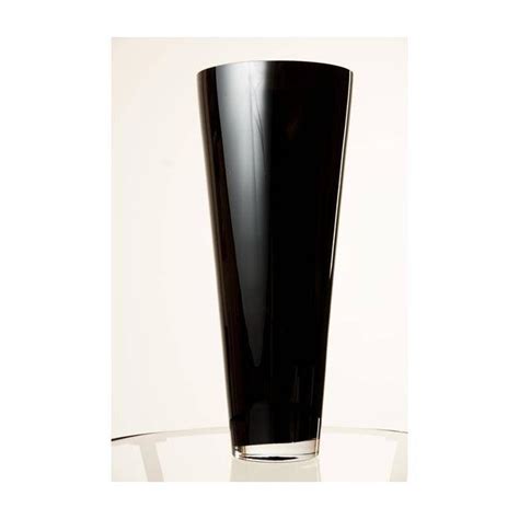 Acheter des Vase décoratif ANNA AIR en verre noir 43cm Ø 18cm