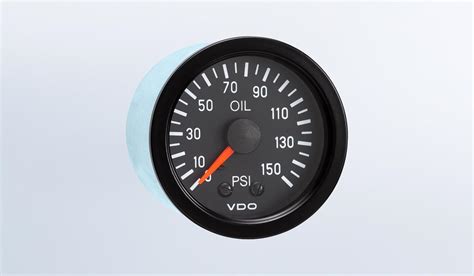 VDO Gauges 150 1112 VDO Vision Series Analog Gauges Summit Racing