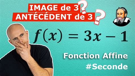 Image Et Ant C Dent D Une Fonction Affine Exercice Corrig Seconde