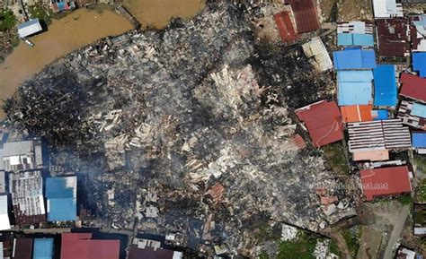 50 Rumah Musnah Dalam Kebakaran Di Tawau Sabah Post