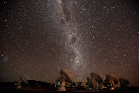 Milky Way Over Alma National Radio Astronomy Observatory