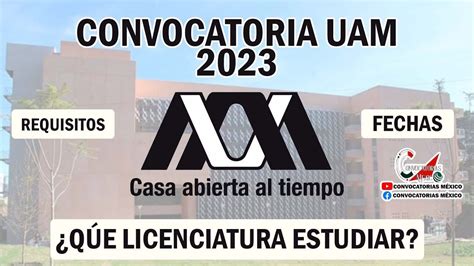 Convocatoria Uam 🥇 【 Septiembre 2024】