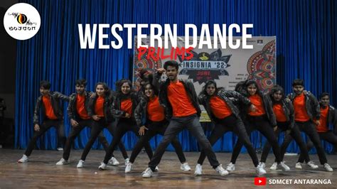 Western Group Dance Prelims Insignia 2k22 Sdmcet Antaranga Youtube