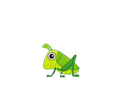 Little grasshopper by Nataliia on Dribbble