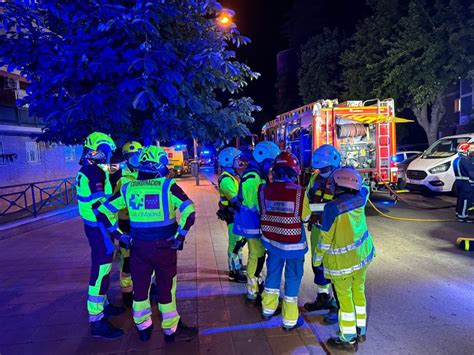 18 Personas Intoxicadas Por Humo En Un Incendio En Getafe Dos