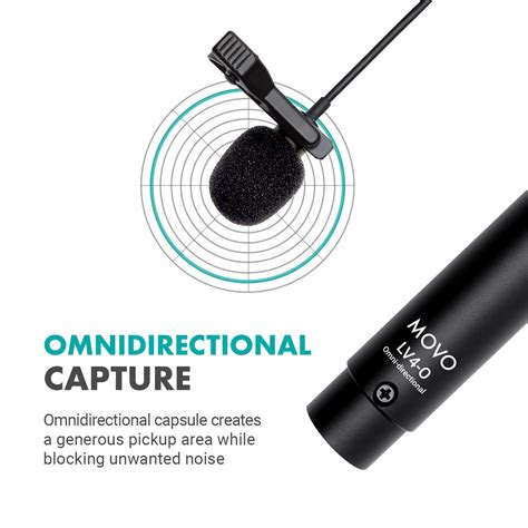 Lv4 O2 Xlr Dual Omnidirectional Lavalier Microphone Set Movo