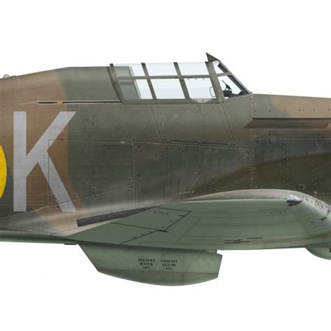 Hawker Hurricane Mk I Fl Geoffrey Sammy Allard Dfc Dfm And Bar No