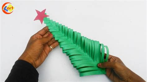 DIY How To Make Paper Christmas Tree Paper Christmas Tree YouTube