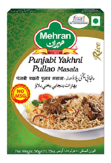 Mehran Punjabi Yakhni Pullao Masala Packaging Size G At Best Price