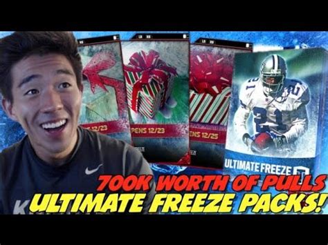 ULTIMATE FREEZE PACK OPENING W 700K WORTH OF PULLS MADDEN ULTIMATE