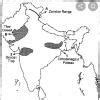 On An Outline Map Of India Located And Label The Following Chota