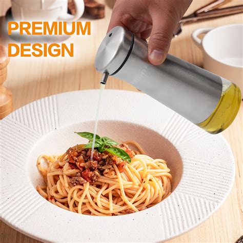 Aelga Olive Oil And Vinegar Dispenser Set 2 Pack Elegant Stainless