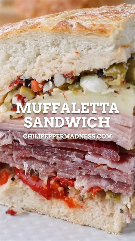 Muffaletta Sandwich Recipe American Recipes