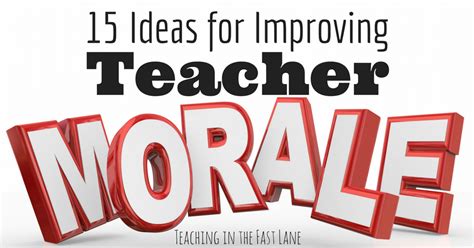 15 Simple Teacher Morale Boosters Artofit