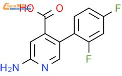 2 Amino 5 2 4 Difluorophenyl Pyridine 4 Carboxylic Acid 1261947 41 4