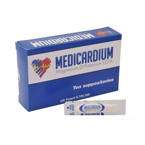 RemedyLink Medicardium EDTA Chelation Suppositories, 365mg, 10 Count - Walmart.com - Walmart.com