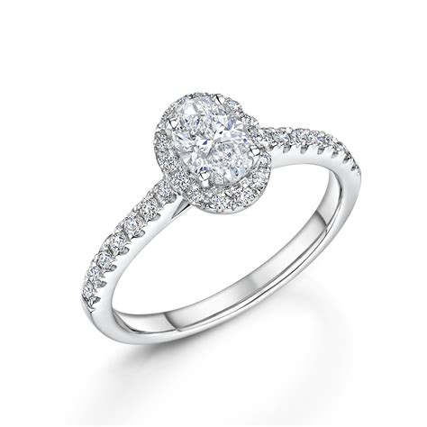 Classic Oval Cut Diamond Halo