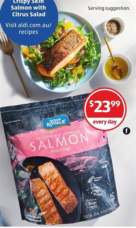 Ocean Royale Atlantic Salmon Portions Kg Offer At Aldi