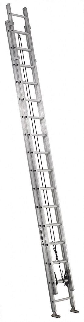 Louisville Ft Overall Ht Aluminum Extension Ladder Y