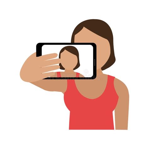 Selfie Photographic Concept Icon Stock Vector Illustration Of Concept