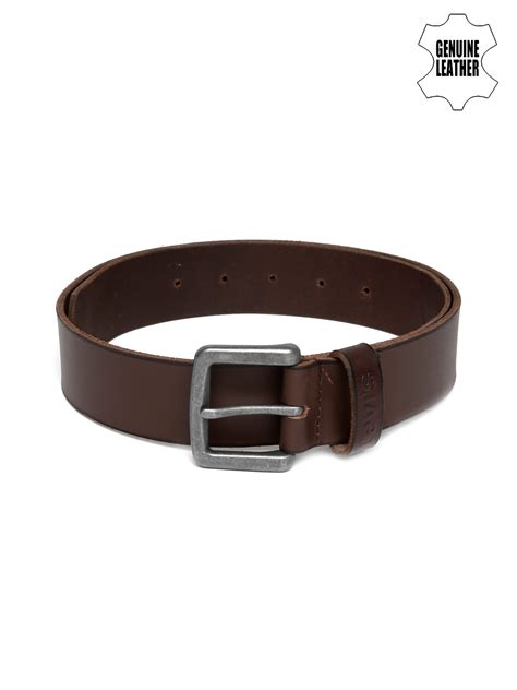 Buy Levis Men Brown Genuine Leather Belt - Belts for Men 1648730 | Myntra