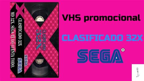 Vhs Promocional Clasificado 32x Sega Megadrive Youtube