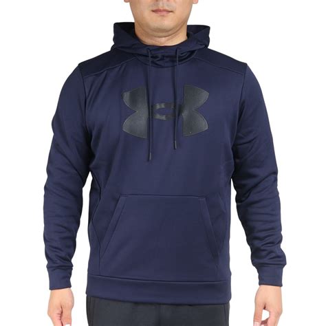 アンダーアーマー（under Armour）（メンズ）裏起毛 スウェット パーカー ロゴ アーマーフリース フーディー 1373352 410