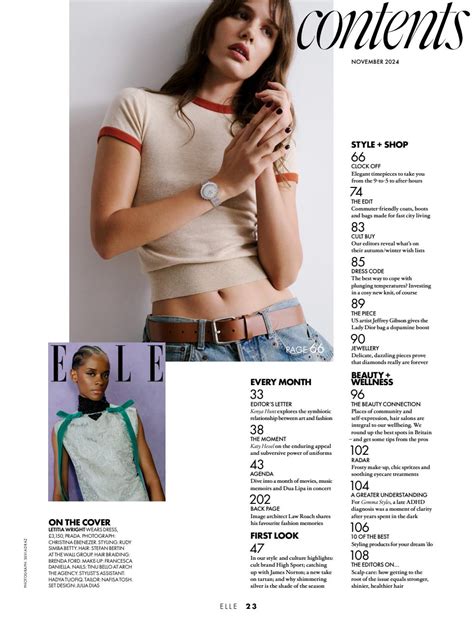 Elle Magazine Subscriptions and Nov-24 Issue