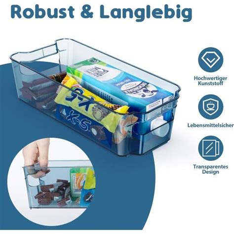 Midyb Rangement Frigo Organisateur Frigo Lot De Boite Rangement