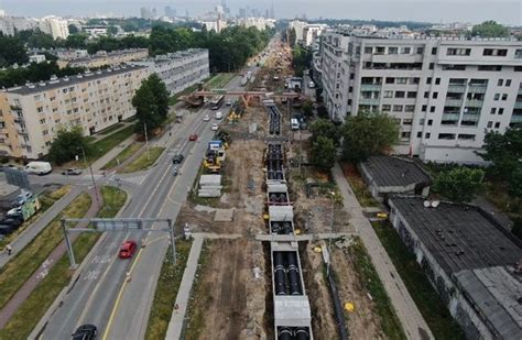 Warszawa Tramwaj Do Wilanowa Zmiany Przy Al Wilanowskiej I