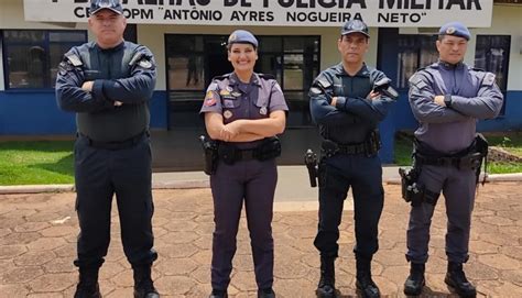 Comando do 4º Batalhão de Polícia Militar de Ponta Porã recebe equipe