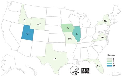 Norovirus 2019 Outbreak Map Ohio