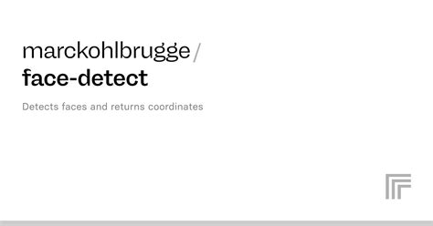 Marckohlbrugge Face Detect Run With An Api On Replicate
