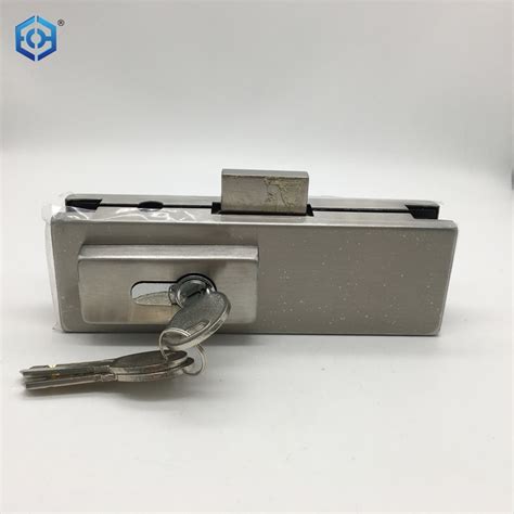 Silver Stainless Steel Glass Door Patch Fitting Bottom Patch Lock Buy Patch Lock Nylok Patch