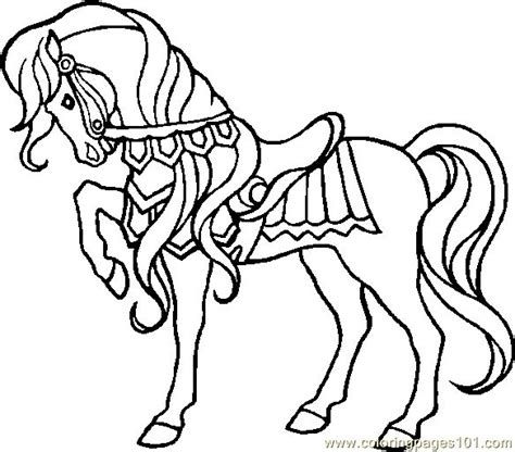 Christmas Horse Coloring Pages at GetDrawings | Free download