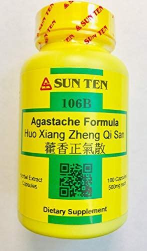 Amazon Sunten Agastache Pogostemon Formula Huo Xiang Zheng Qi