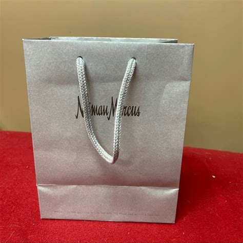 Neiman Marcus Bags Neiman Marcus Small Empty Paper Grey Shopping