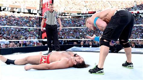 Rusev Vs John Cena United States Title Match Photos John Cena