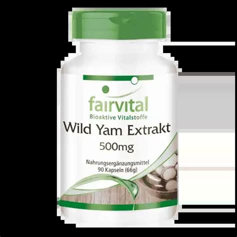 Wild Yam Extrakt 500mg 90 Kapseln NATURSCHÄTZE