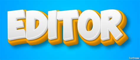 editor text effect  logo design word