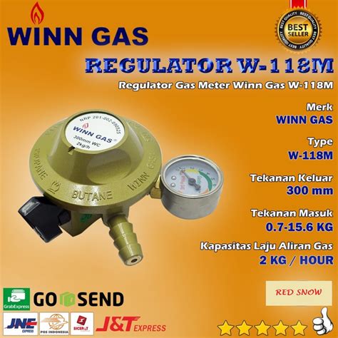 Jual Winn Gas Regulator Low Pressure Kepala Tabung Gas Lpg Tekanan